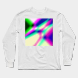 red blue green abstract texture background Long Sleeve T-Shirt